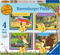 RAVENSBURGER 04019 THE GRUFFALO 4 IN A BOX PUZZLE
