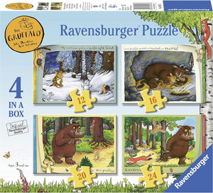 RAVENSBURGER 06916 THE GRUFFALO 4 IN A BOX PUZZLE