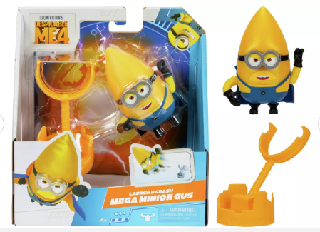 ** HALF PRICE ** DESPICABLE ME 4 59278 LAUCH & CRASH MEGA MINION GUS