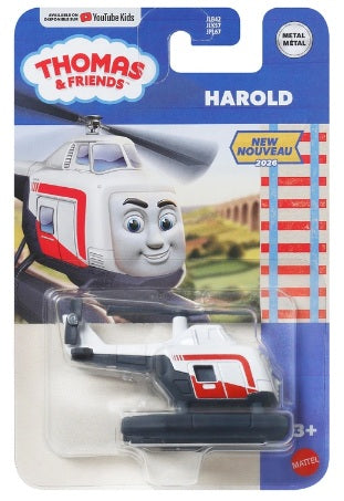 THOMAS & FRIENDS JLB50 HAROLD DIECAST PUSH ALONG