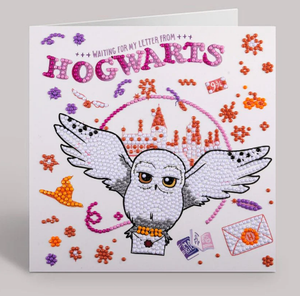 CRAFT BUDDY CCK-HPS400 CRYSTAL ART HOGWARTS & HEDWIG CARD KIT