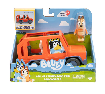 BLUEY 17661 HEELER FAMILY ROAD TRIP 4WD VEHICLE