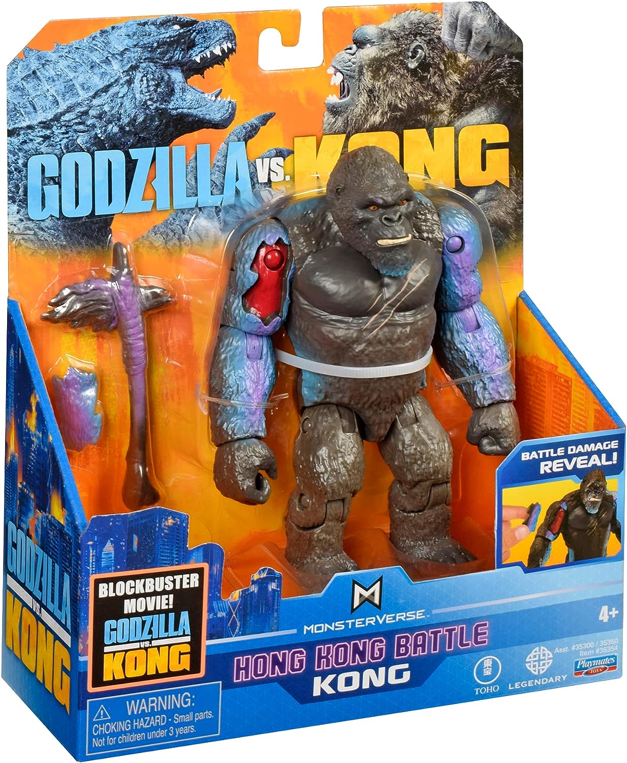 MONSTERVERSE 35354 GOZILLA VS KONG HONG KONG BATTLE KONG