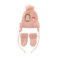 ZIGGLE HAT5607 WOODLAND 0-12M WOOLLY HAT AND MITTENS