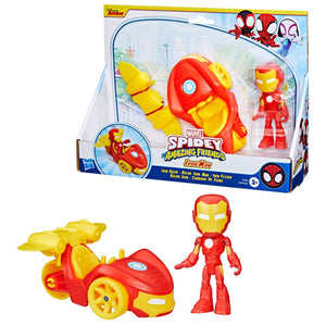 MARVEL SPIDEY AND HIS AMAZING FRIENDS F7458 IRON MAN IRON RACER