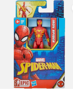 MARVEL SPIDERMAN F6976 IRON SPIDER 4 INCH EPIC HERO FIGURE