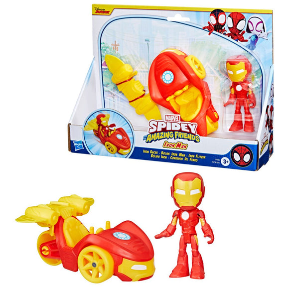 MARVEL SPIDEY AND HIS AMAZING FRIENDS F7458 IRON MAN IRON RACER