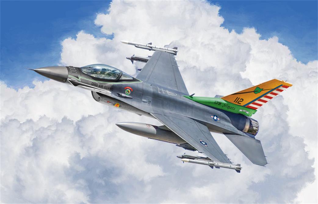 Italeri 2825 F-16C Fighting Falcon Jet Fighter 1/48 SCALE PLASTIC MODEL KIT