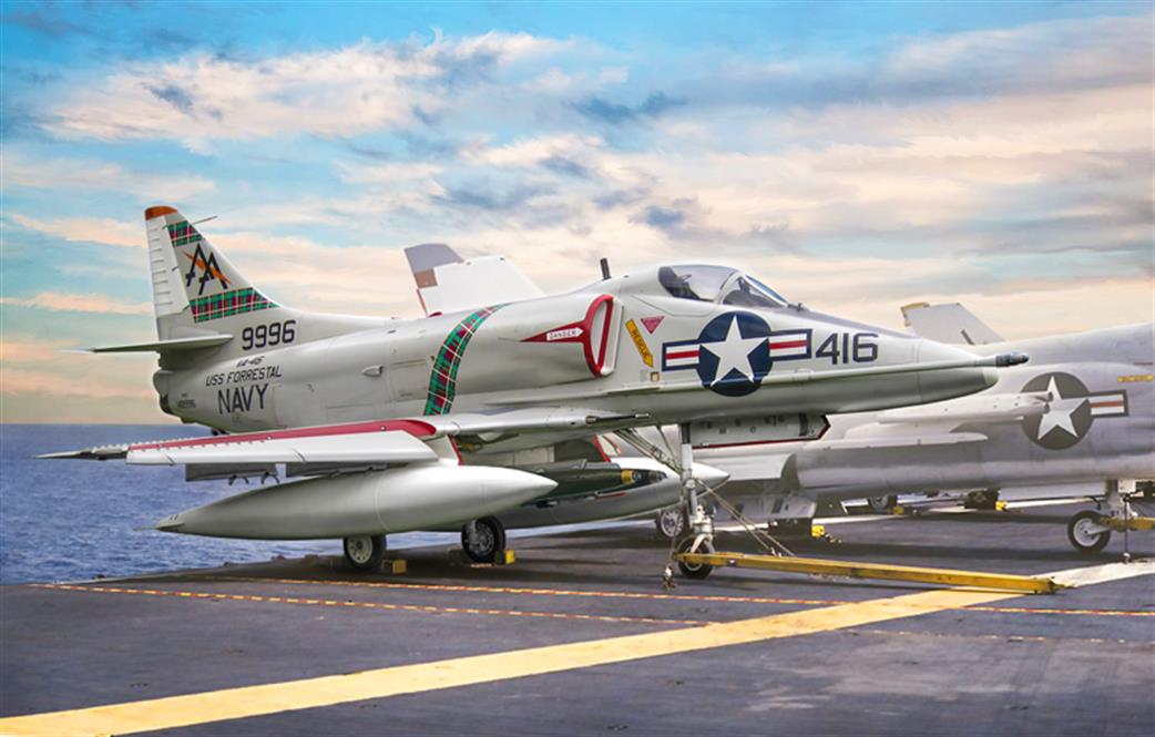 Italeri 2826 A-4 E.F.G. Skyhawk Light Attack Aircraft  1/48 SCALE PLASTIC MODEL KIT