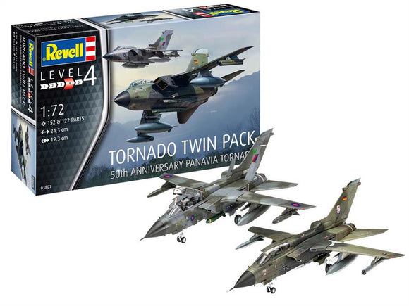 REVELL 03801 Tornado 50th Anniversary Twinpack Kits  KIT 1:72 SCALE