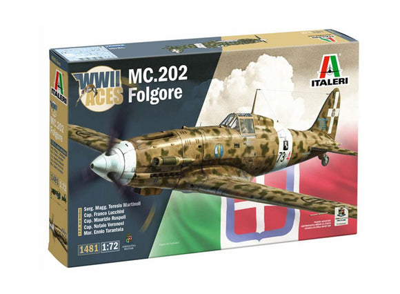 ITALERI  1481 MC.202 Folgore Aces 1/72 scale