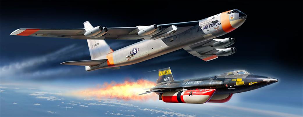 REVELL 03793 Boeing NB-52 & X-15 Platinum Edition  KIT 1:72 SCALE