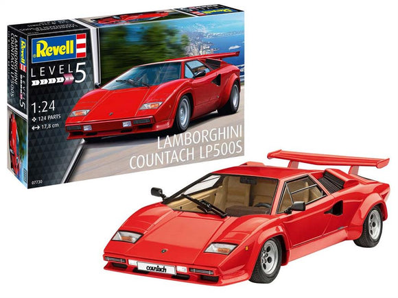 REVELL 07730 Lamborghini Countach LP500S Car Kit 1:24 SCALE