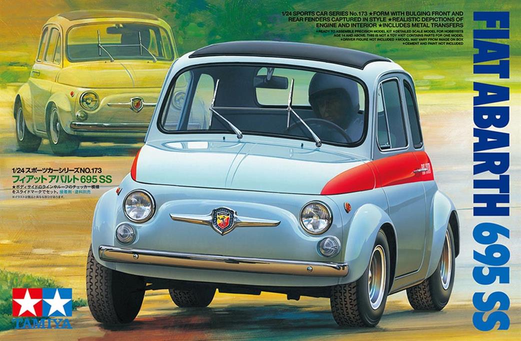 TAMIYA  24173  Fiat Abarth 695ss Car kit  1/24 Scale