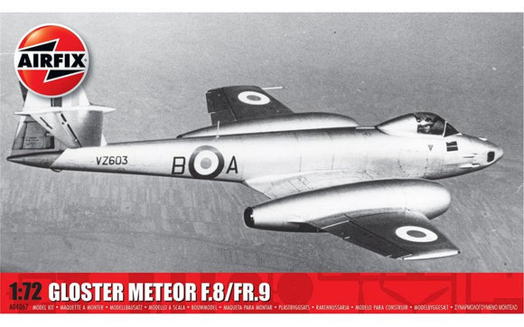 Airfix A04067 Gloster Meteor F.8/FR.9 Jet Fighter Kit 1:72 Scale