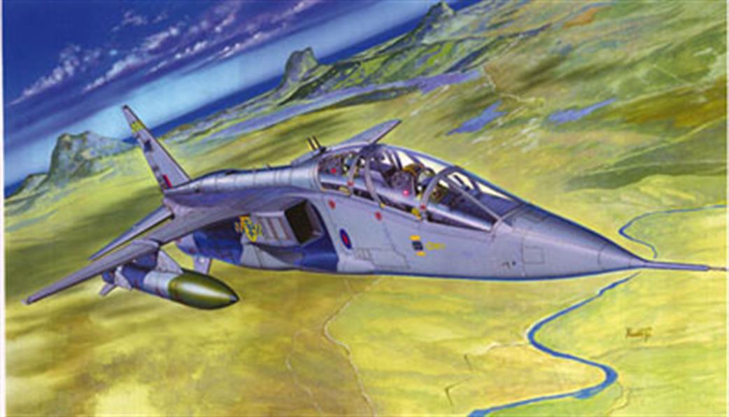 Italeri 1470S Jaguar T.2 Two Seat Trainer Aircraft Modern RAF 1/72 SCALE PLASTIC MODEL KIT