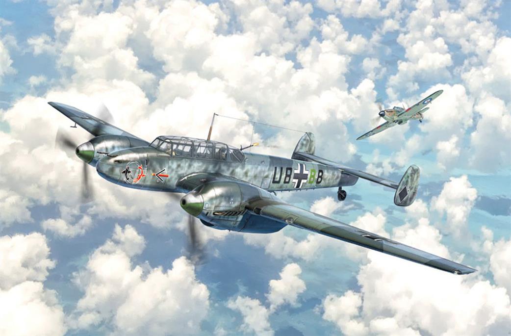 ITALERI 049 BF-110 C3/C4 Zestorer RR  1/72 SCALE AIRCRAFT KIT