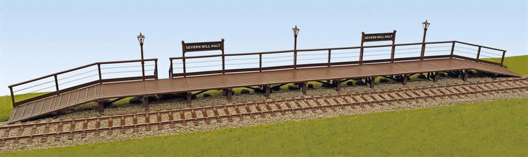Peco O Gauge LK708 Wooden Wayside Halt Platform Kit