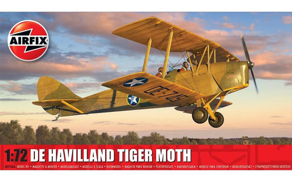 AIRFIX  A02106A de Havilland Tiger Moth Aircraft Kit   1:72 Scale