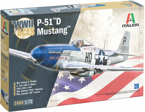 ITALERI 1484 P-51D Mustang Aces 1/72 scale