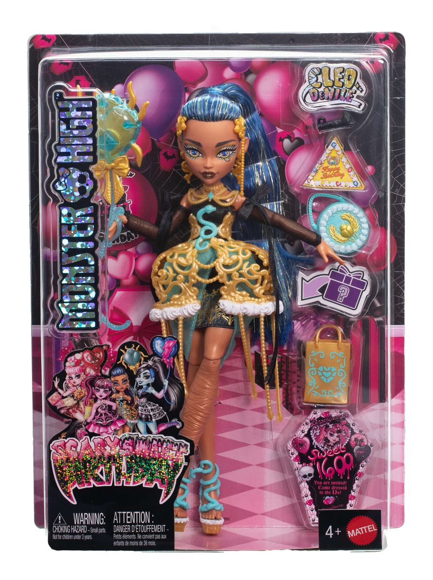 MONSTER HIGH JBG76 SCARY SWEET BIRTHDAY CLEO DE NILE DOLL