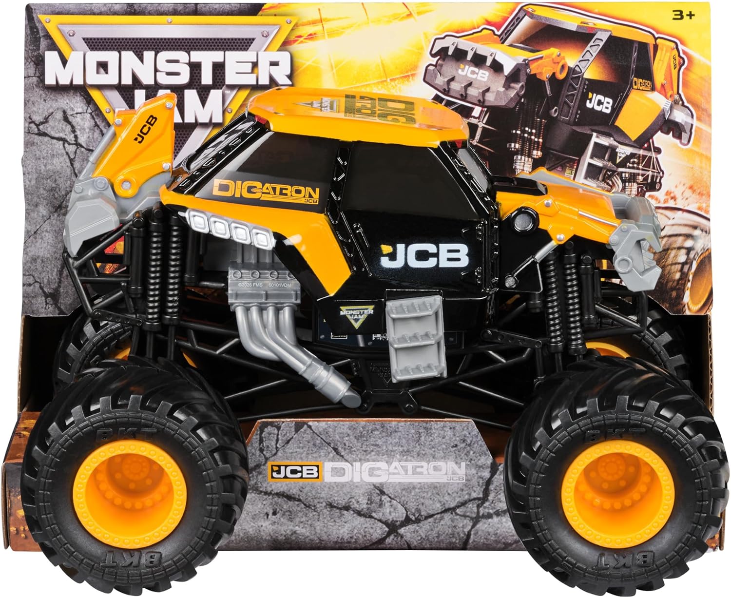 MONSTER JAM 6076818 JCB DIGATRON MONSTER TRUCK 1:24TH SCALE