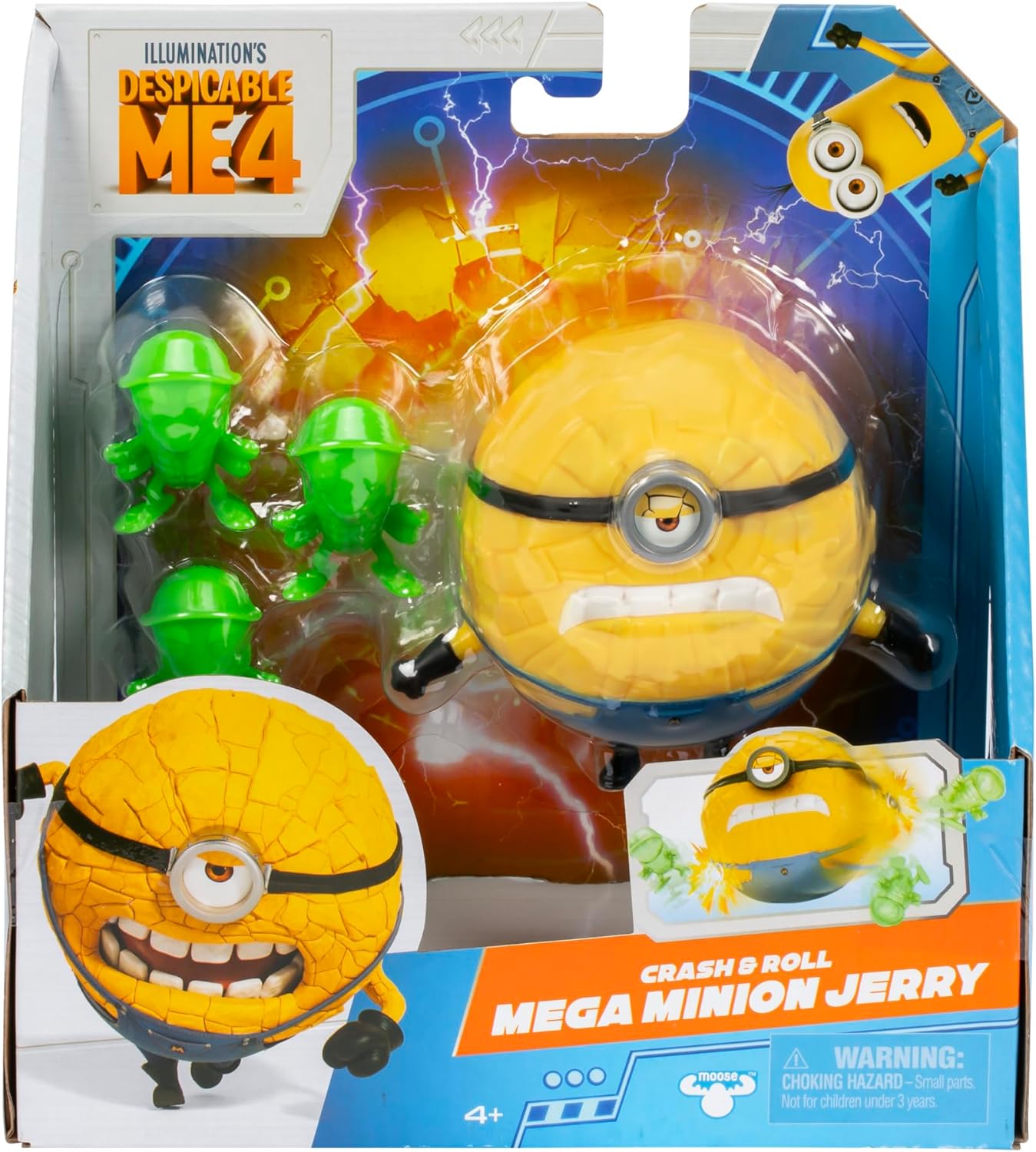 ** HALF PRICE ** DESPICABLE ME 4 59305 CRASH & ROLL MEGA MINION JERRY