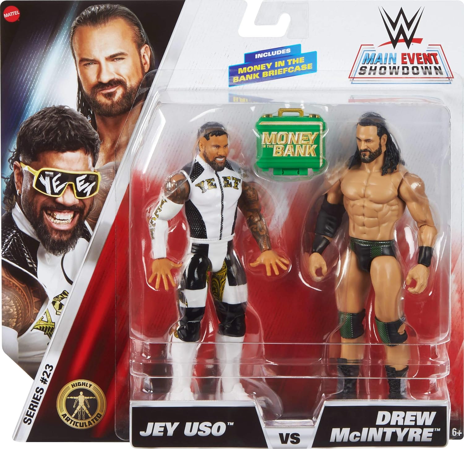 WWE JGD63  DOUBLE PACK JEY USO & DREW MCINTYRE