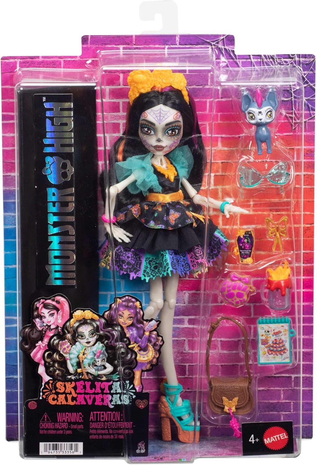MONSTER HIGH JHK34 SKELITA CALAVERAS