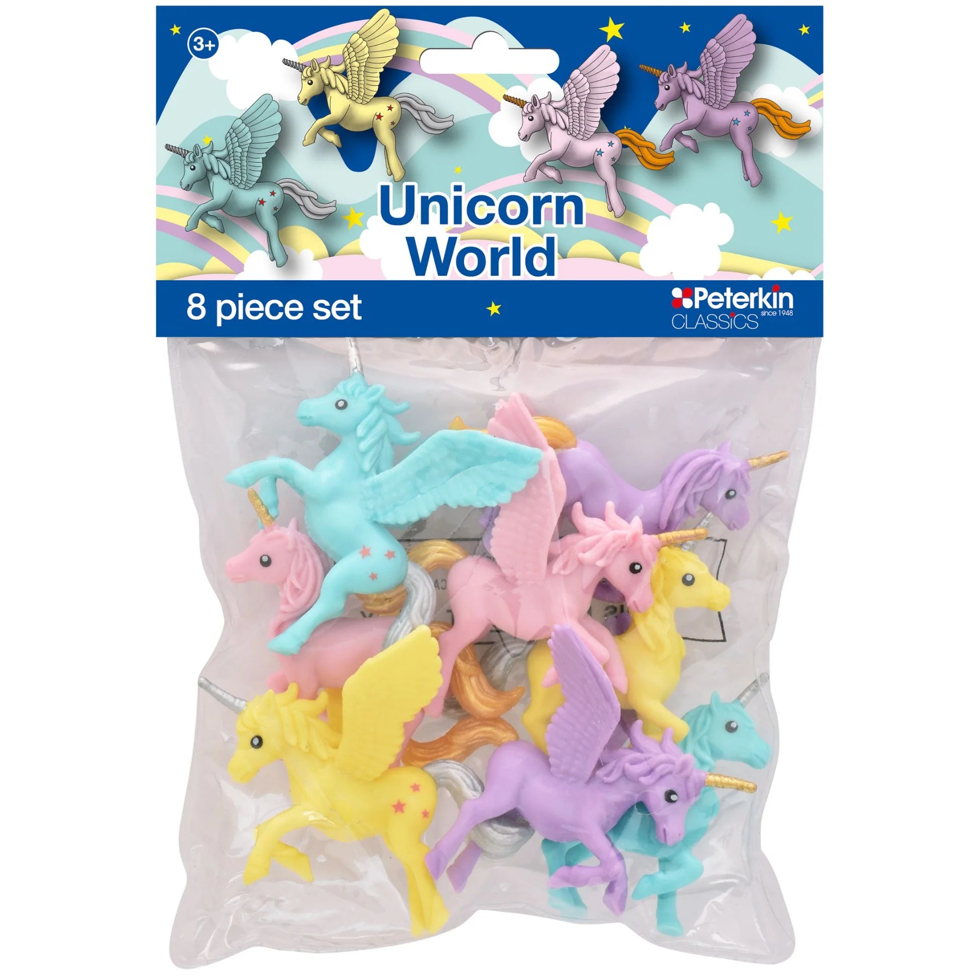 PETERKIN 21095 UNICORN WORLD 8 PIECE SET