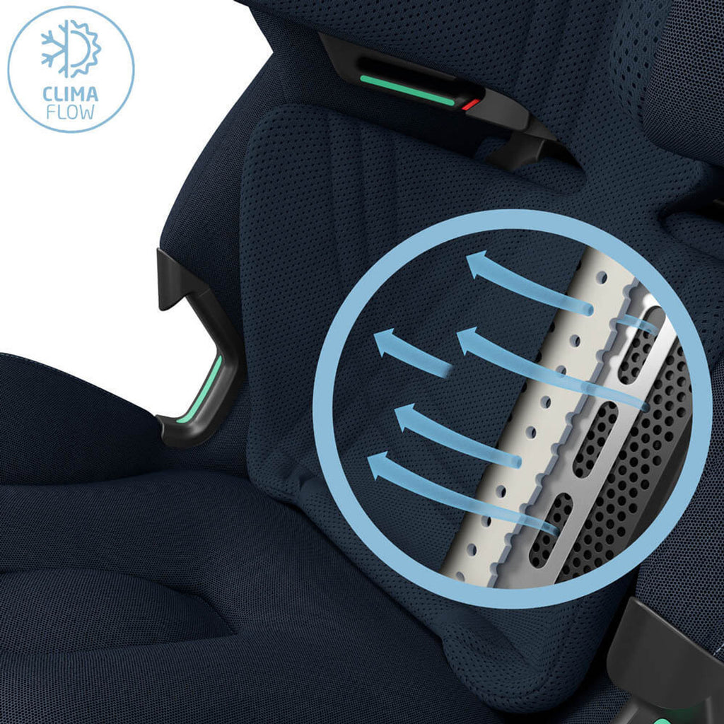Maxi Cosi Emerald Pro isize Car seat Birth to 12 Authentic Blue
