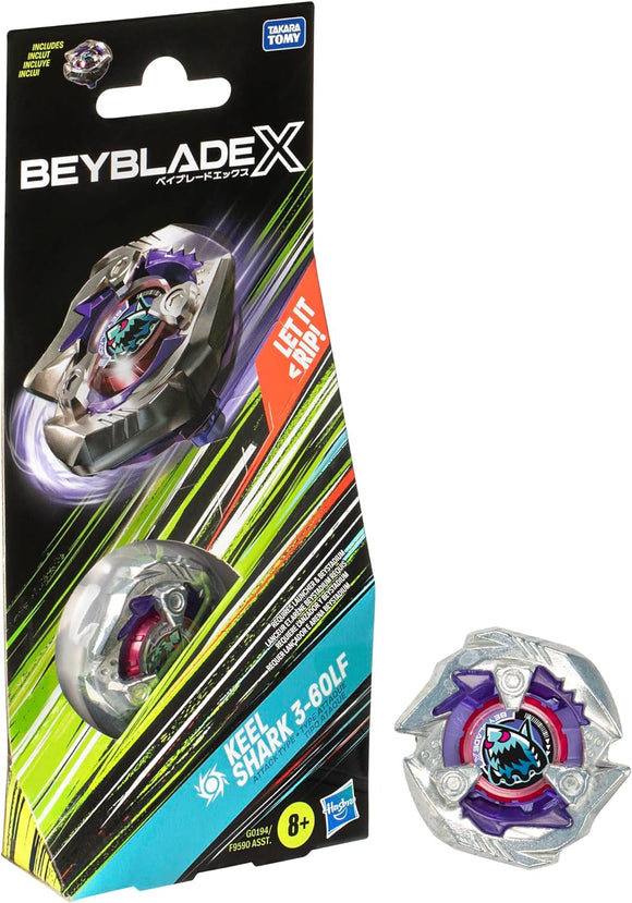 BEYBLADE X G0194 KEEL SHARK 3-60LF TOP BOOSTER PACK