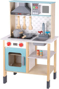 TOOKY TOYS TH870 WOODEN KITCHEN 10 PIECE SET
