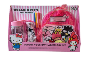 HELLO KITTY AND FRIENDS 6044 COLOUR YOUR OWN ACCESSORY SET