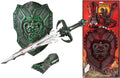 TOYMASTER TY1708 BATTLEFIELD KNIGHT WEAPON SET (RED OR GREEN ON SUPPLIED AT RANDOM)
