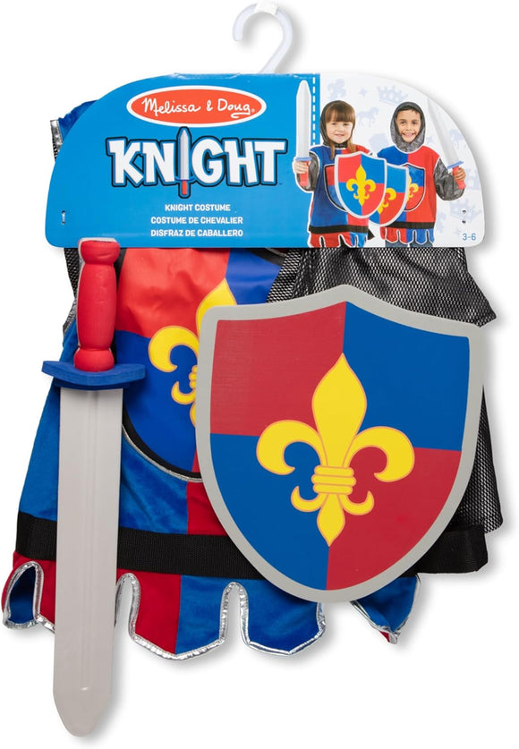 MELISSA & DOUG 14849 KNIGHT COSTUME SIZE 3-6 YEARS