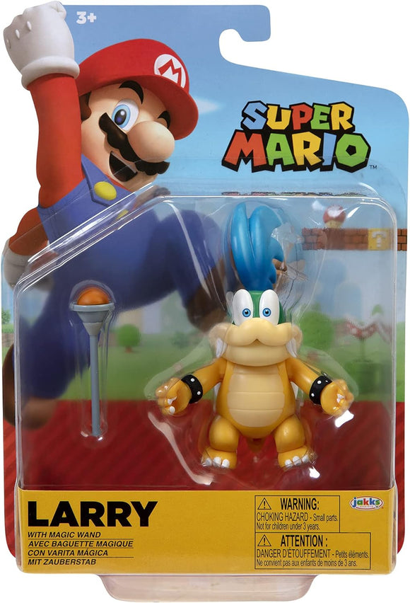 SUPER MARIO 40872 LARRY WITH MAGIC WAND ARTICULATED FIGURE