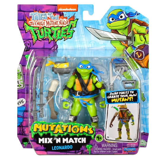 ** HALF PRICE ** TEENAGE MUTANT NINJA TURTLES 83201 MIX 'N MATCH MUTATIONS LEONARDO