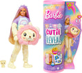 BARBIE HKR06 CUTIE REVEAL COZY CUTE TEES SERIES LION DOLL