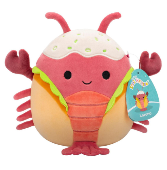 SQUISHMALLOW 06592 LORONO THE LOBSTER 7.5