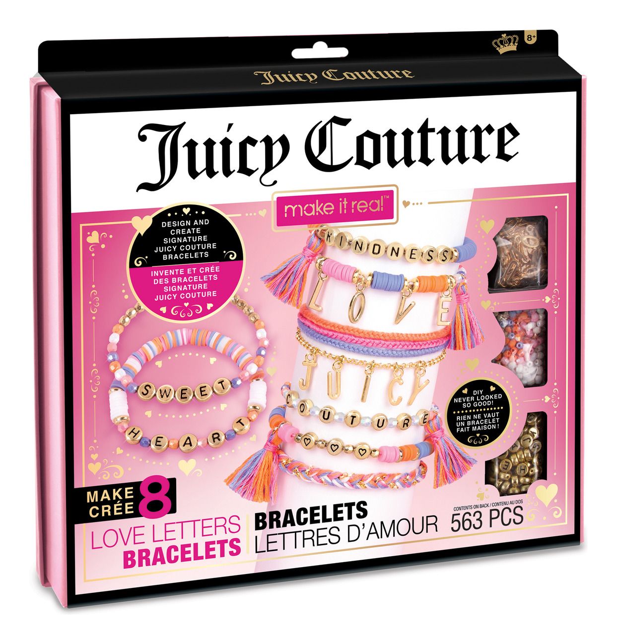 ** 50% OFF ** MAKE IT REAL 4412 JUICY COUTURE LOVE LETTERS BRACELETS SET