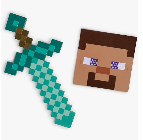 MINECRAFT 156259 SWORD & MASK SET