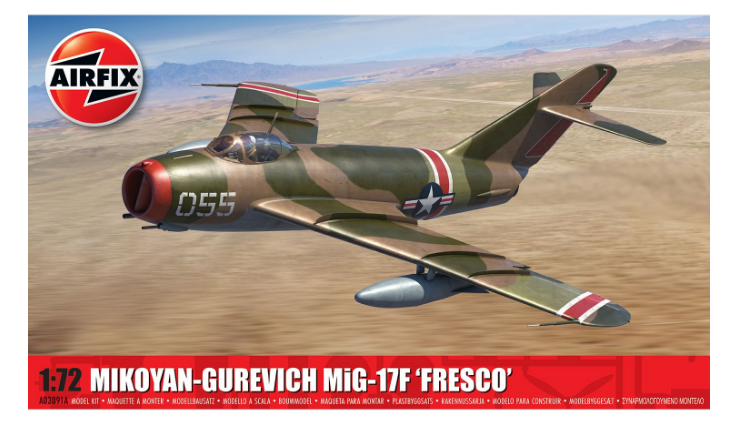 AIRFIX A03091A MIKOYAN-GUREVICH MIG-17F 'FRESCO' 1:72 SCALE