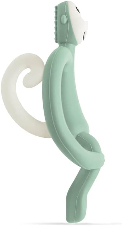 MATCHSTICK MONKEY MINT GREEN MONKEY TEETHER