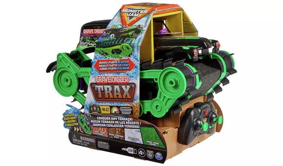 MONSTER JAM 20143582 GRAVE DIGGER TRAX MONSTER TRUCK REMOTE CONTROL