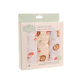 ZIGGLE MUS5485 WOODLAND HEDGEHOG MUSLINS 3 PACK