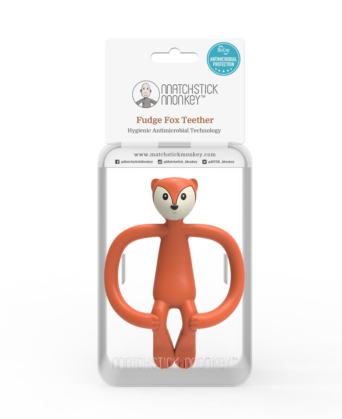 MATCHSTICK MONKEY FUDGE FOX TEETHER