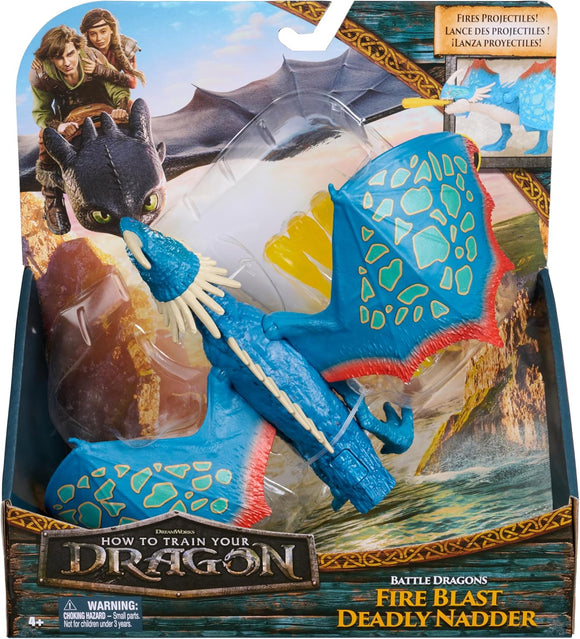 HOW TO TRAIN YOUR DRAGON FIRE BLAST DEADLY NADDER BATTLE DRAGON