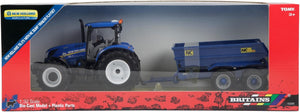 BRITAINS 43268 NEW HOLLAND T6.175 WITH NC DUMP TRAILER