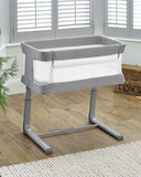 Oyster Wiggle Crib in Stone with dropside NEW